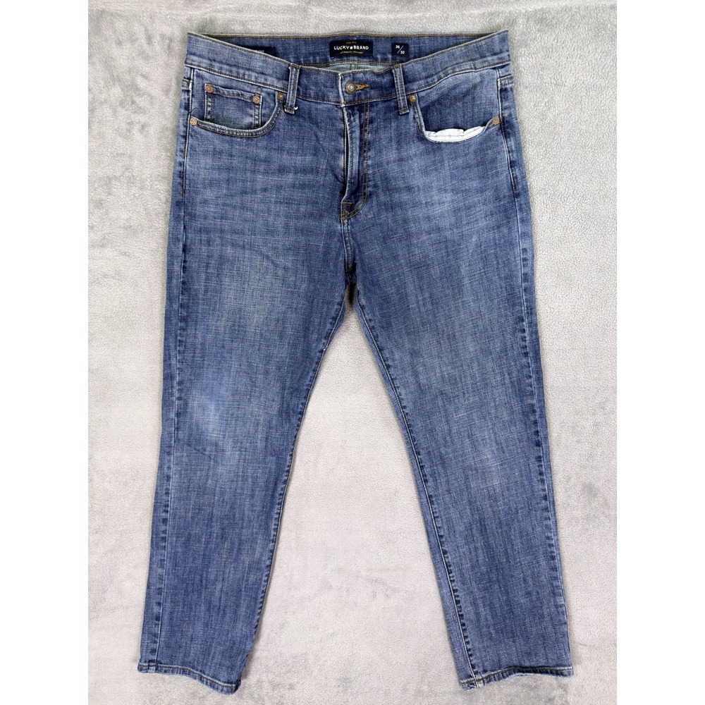 Lucky Brand Jeans Mens 36x30 Blue 221 Straight Original Denim Mid Rise